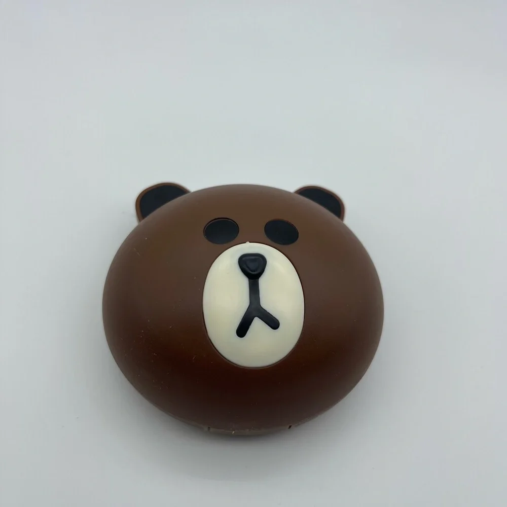 LINE Friends Style Contact Lense Travel Case - Brown the Bear 🐻